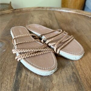 Brand New Madewell Strappy Slides size 9.5